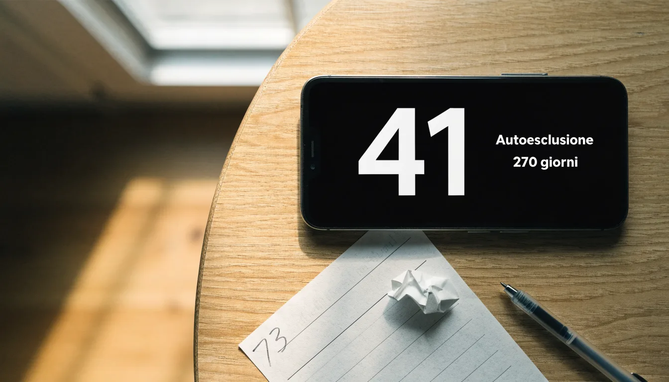 Un documento di identità appoggiato accanto a uno smartphone con un timer sullo schermo, su un tavolo da cucina